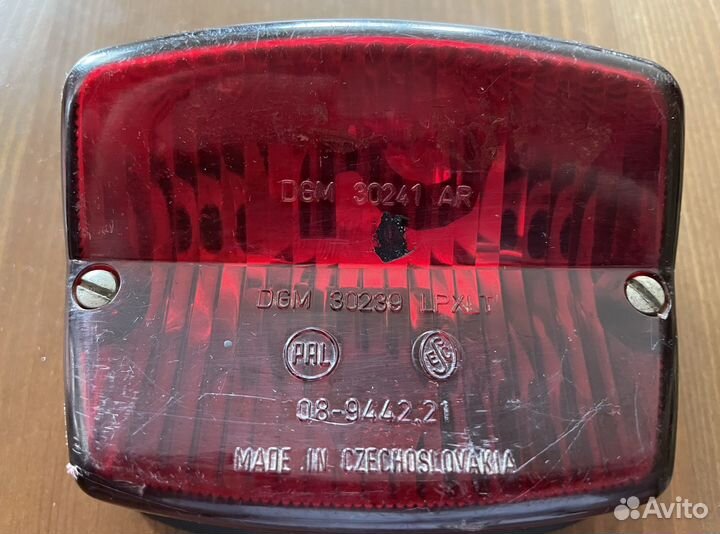 Стоп-сигнал, фонарь для мотоцикла Ява и Чезет