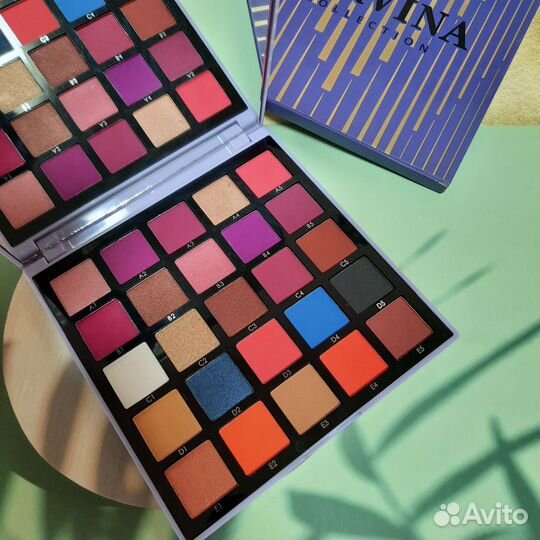 Палетка тени Norvina 25цветов