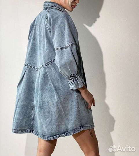 Джинсовое платье