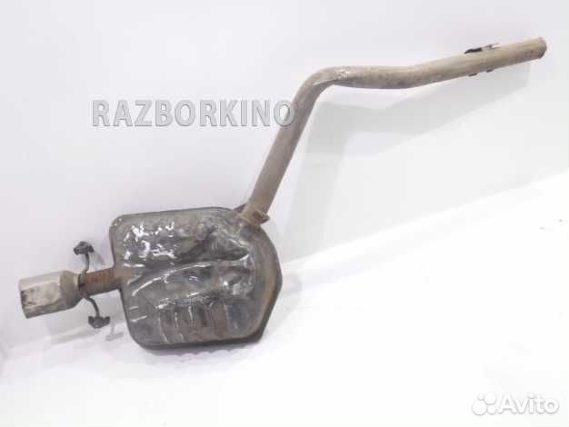 Задняя банка глушителя