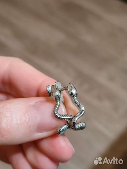 Серебряные серьги