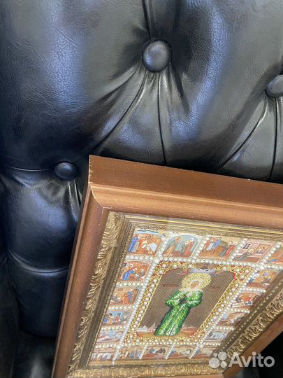 Икона вышитая бисером