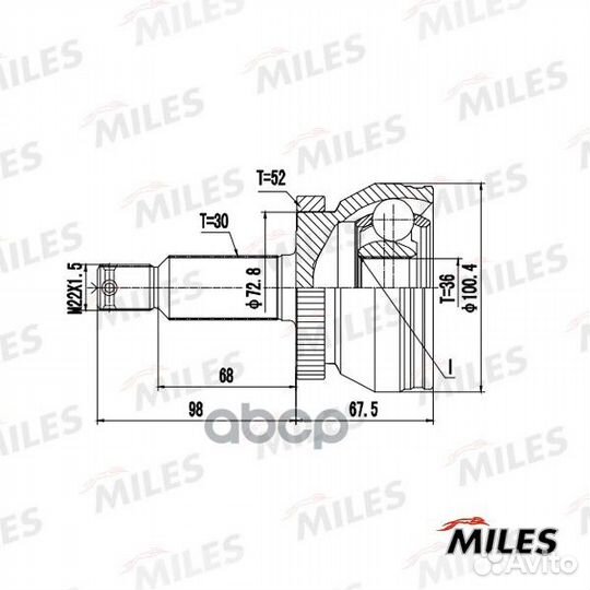 Шрус hyundai santa FE II/KIA sorento II 2.0crdi