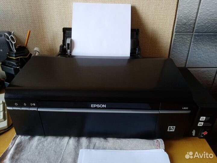 Epson L800. 6ти цветный принтер с снпч
