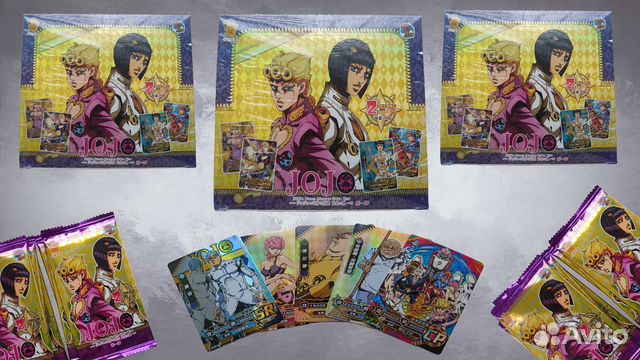 Аниме карточки Jojo Blizzard Adventure