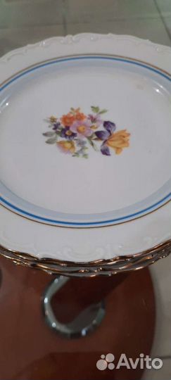 Десертные тарелки, 4 шт. гдр Kahla