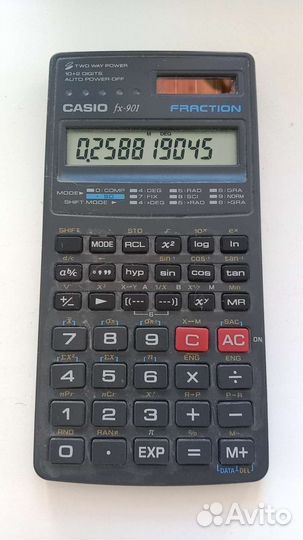 Инженерный калькулятор casio