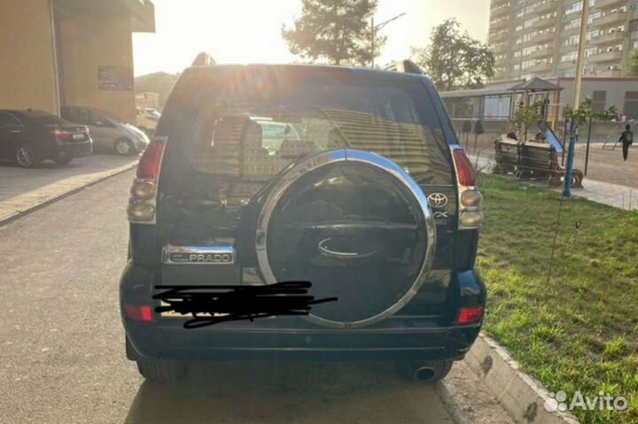 Дверь багажника prado 120 с креплением запаска