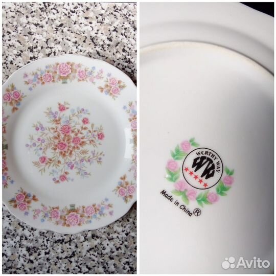 Тарелки фарфор фирменный китай-япония