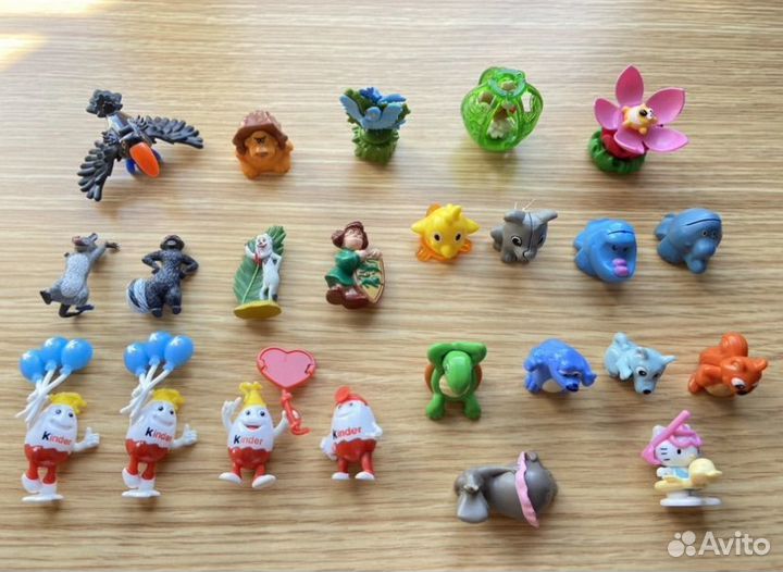 Киндер игрушки новые много