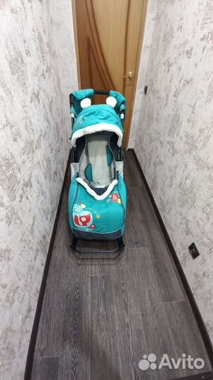 Детские санки коляска бу