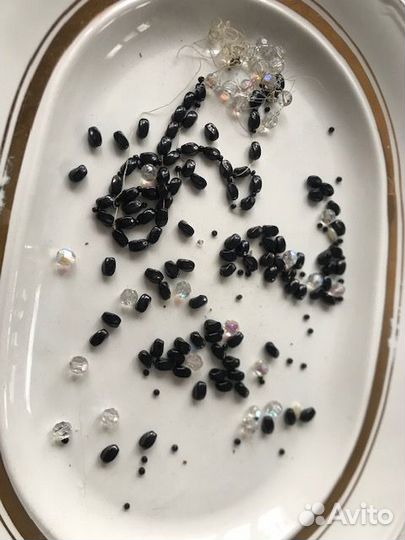 Бусы чешское стекло СССР