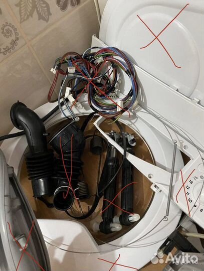 Запчасти стиральной машины indesit индезит 4085