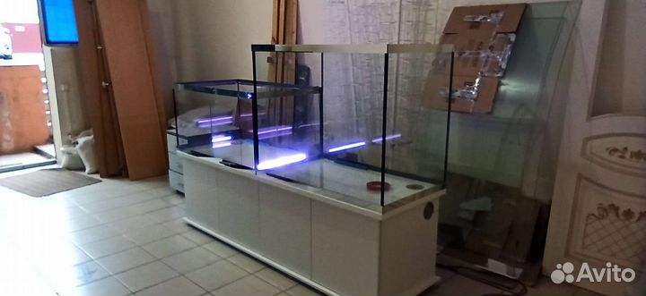 Аквариумный комплекс торговли рыбой раками комплек