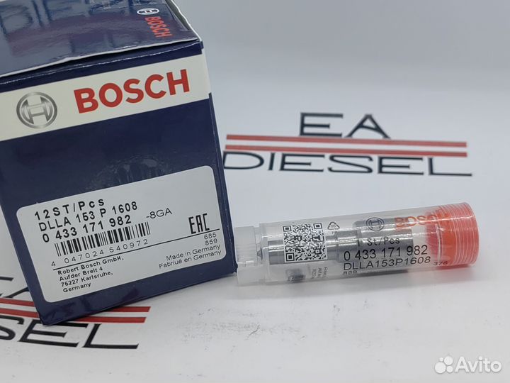 Распылитель 0 433 171 982 (dlla 153P1608)