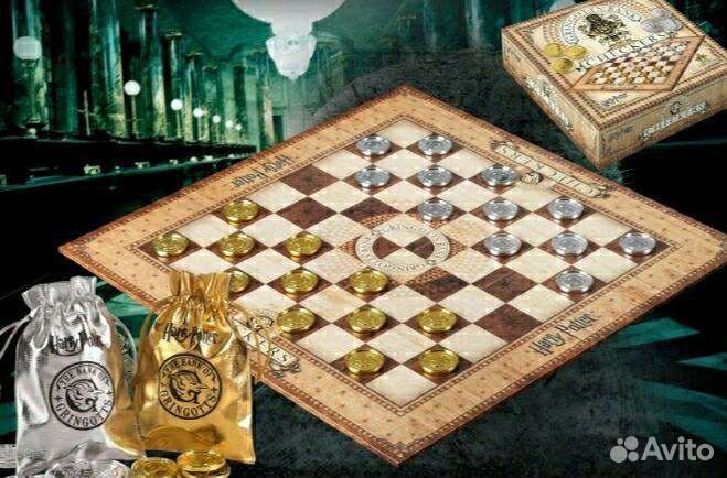 Шашки Гарри Поттер в виде монет волшебного мира