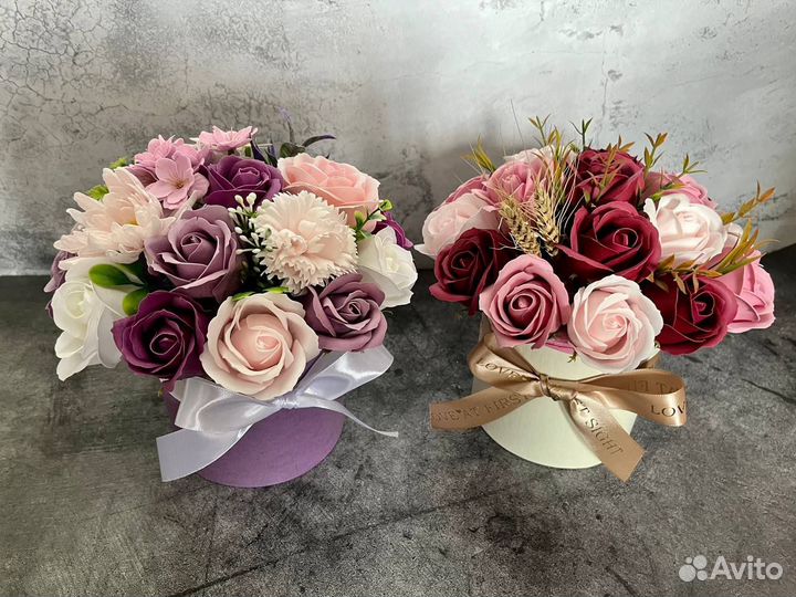 Мыльные розы букеты