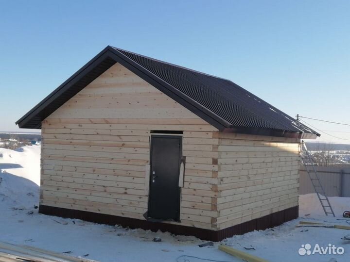 Строительство домов из профилированного бруса