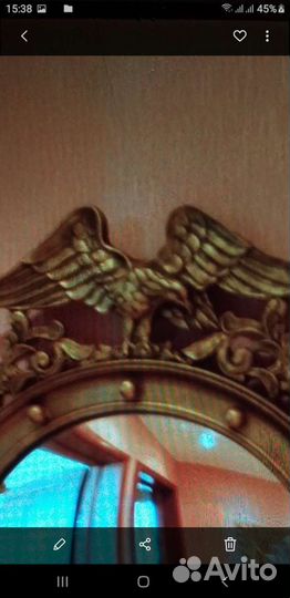 Зеркало США парное антиквариат