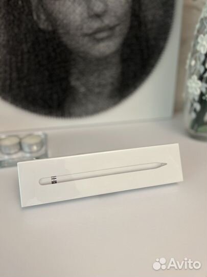 Стилус Apple Pencil 1 New с переходником