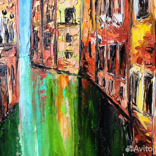 Картина масло холст пейзаж море заказ