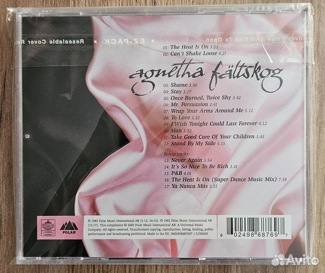 Agnetha Fältskog (abba) - 3 CD Polar EU