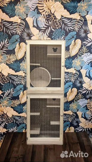 Клетка витрина для крыс, грызунов, шиншилл