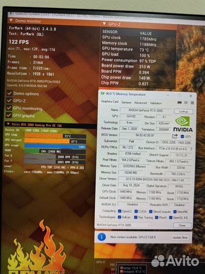 Palit Rtx 3080 gaming pro без подсветки