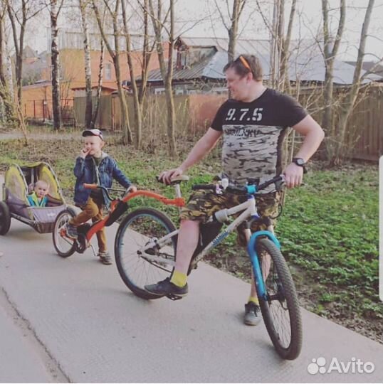 Велоприцеп тандем