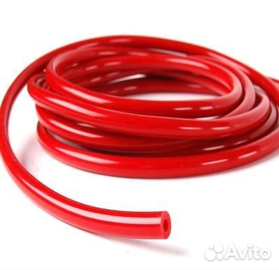 Шланг вакуумный силиконовый красный 8мм - толстост