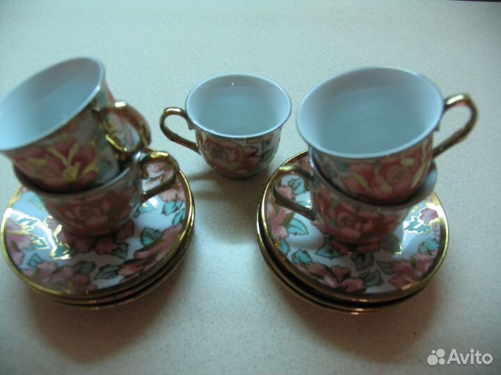 Кофейный сервис нарядный на 5 персон