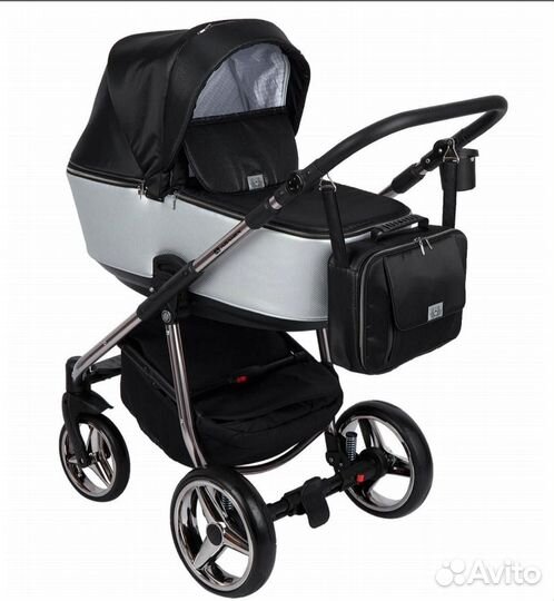 Коляска 2 в 1 adamex reggio(эко кожа)