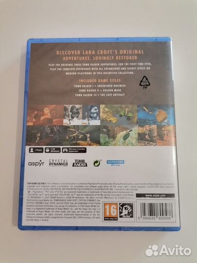 Tomb raider remastered ps5 новый диск