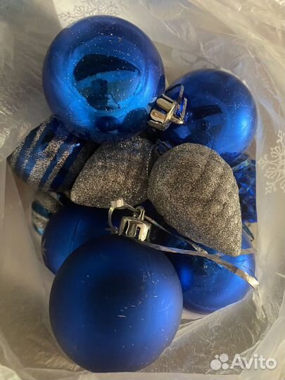 Новогодние игрушки пакетом