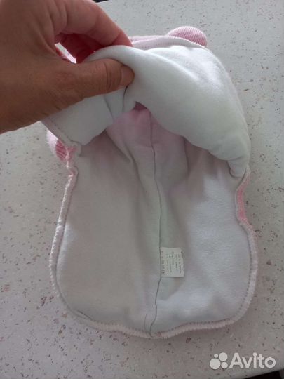 Шапка шлем для девочки