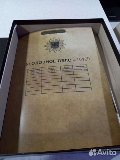 Настольная игра детектив