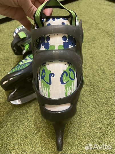 Коньки детские раздвижные 30 33