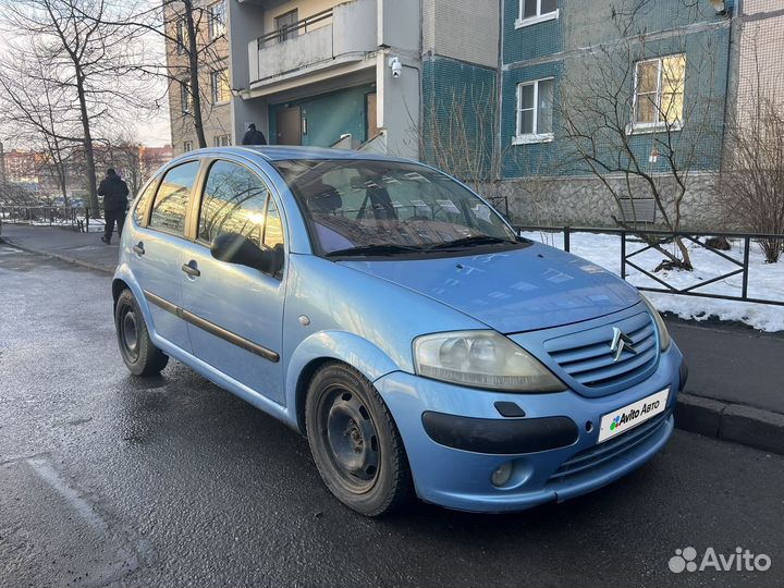 Citroen C3 1.6 AT, 2003, 210 000 км