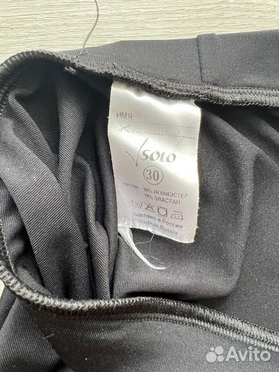 Купальник для танцев черный