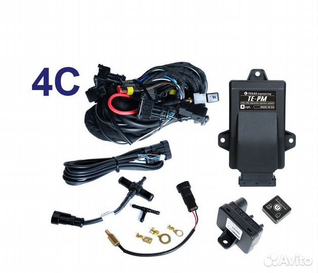 Гбо 4 поколения tegas PM 4 цилиндра