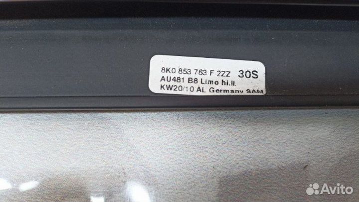 Молдинг стекла задний левый Audi A4 B8