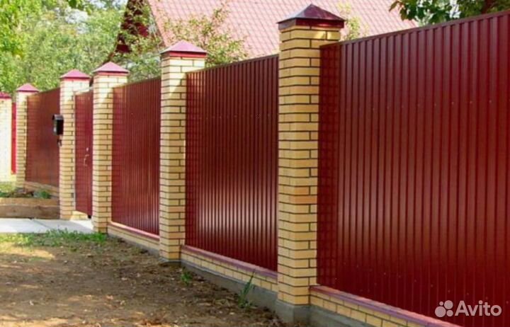 Забор металлический качественно качественно