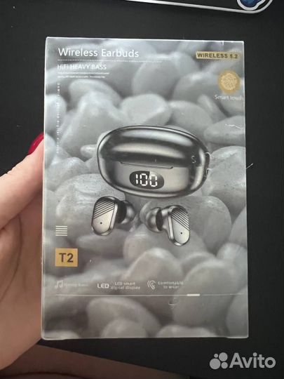 Беспроводные наушники T2 TWS с микрофоном
