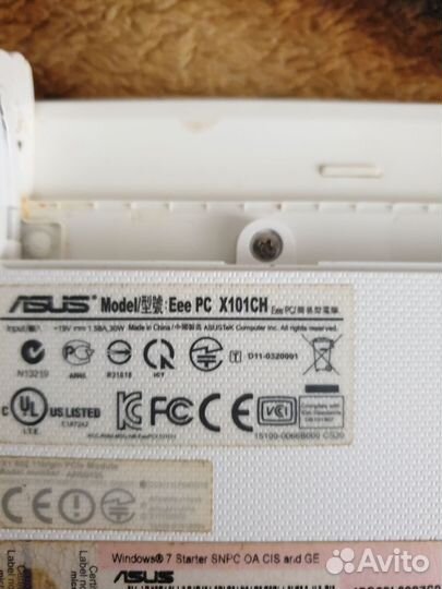 Нeтбук Asus x101ch на з/ч