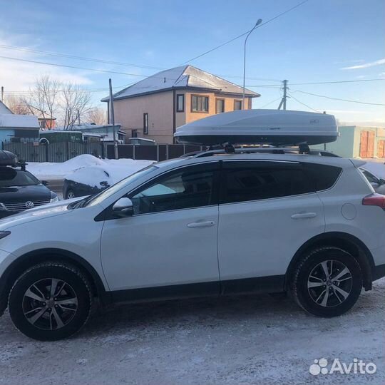 Бокс Евродеталь 390 белый карбон на Rav4