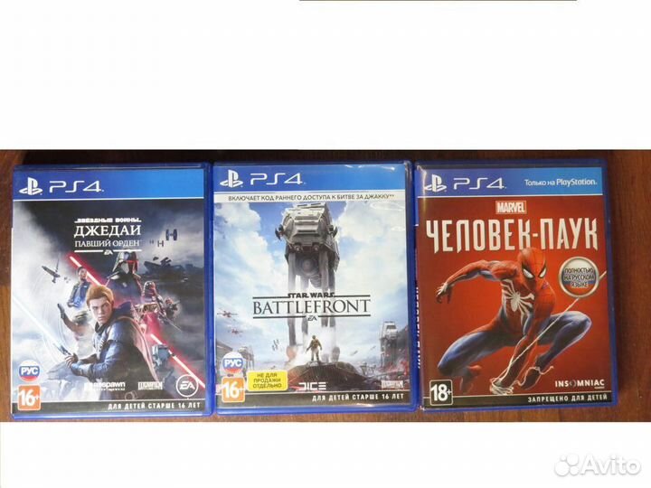 Звёздные войны vs человек паук для PS4