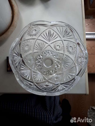 Конфетница.салатница хрусталь СССР
