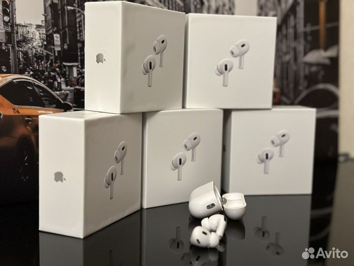 Airpods pro 2 1:1 с шумоподавлением + чехол