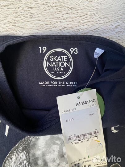 Лонгслив для мальчика 146/152 C&A Германия новый