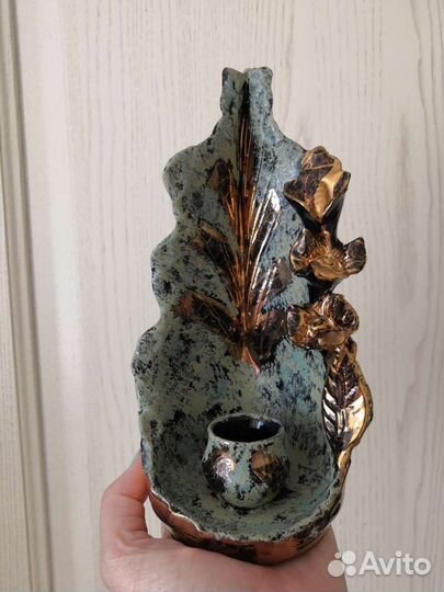 Подсвечник керамика Испания винтаж